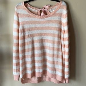 💕FINAL💕 Lauren Conrad Ribbon Tie Sweater XXL EUC